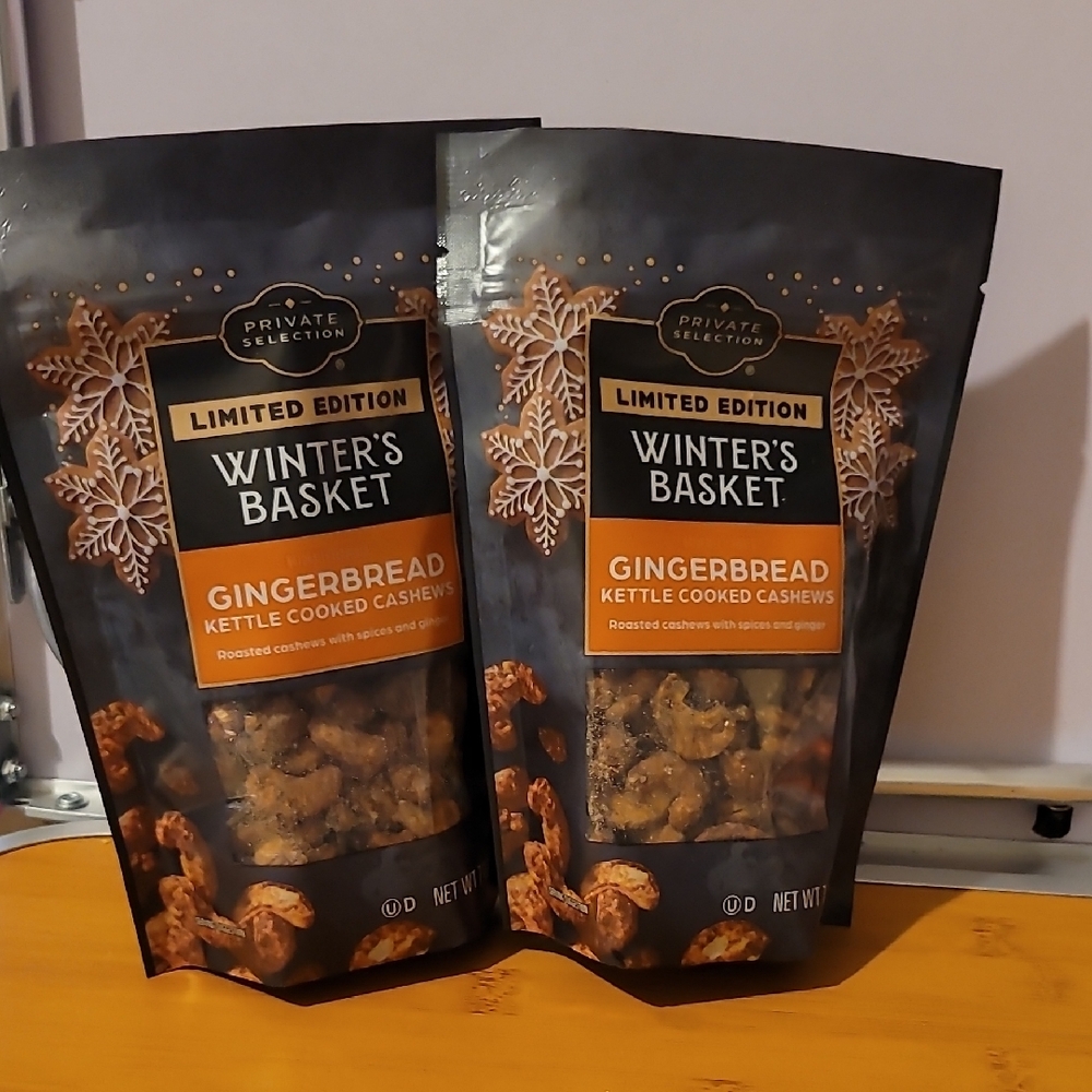 2ct Gingerbread Kettle Cooked Cashews
